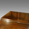 Mahogany figuring to bureau top