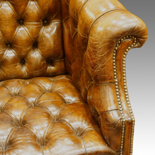 Georgian type reading chair arm