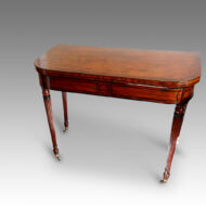Regency mahogany card-table