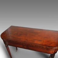Regency mahogany card-table