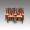 Set of 8 Edwardian Chippendale style chairs