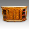 Victorian inlaid walnut 4 door credenza