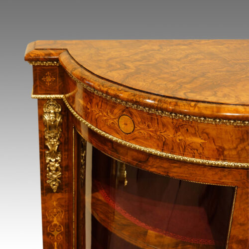 Bow glass doors