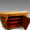 Credenza doors open