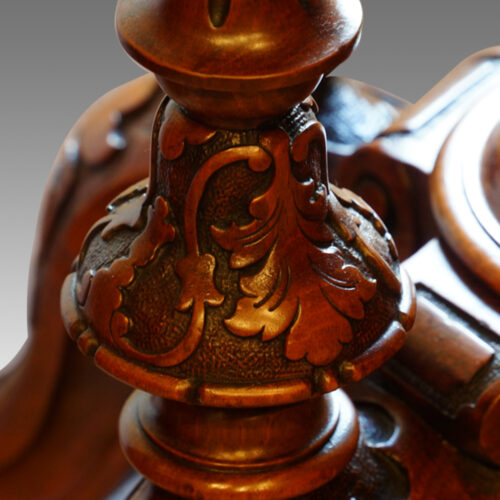 Victorian carved turning
