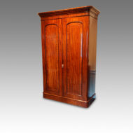 Victorian mahogany 2 door wardrobe