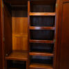 Victorian mahogany 2 door wardrobe interior