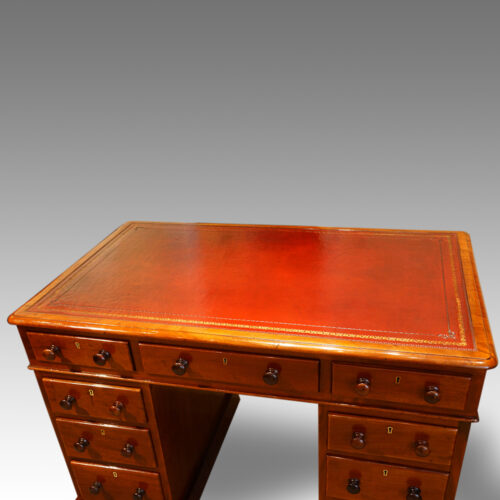 Leather top desk