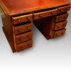 Drawers open on desk