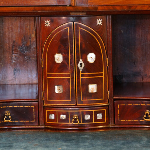 Antique bureau interior doors