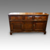 Antique oak dresser base
