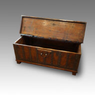 Antique trunk interior