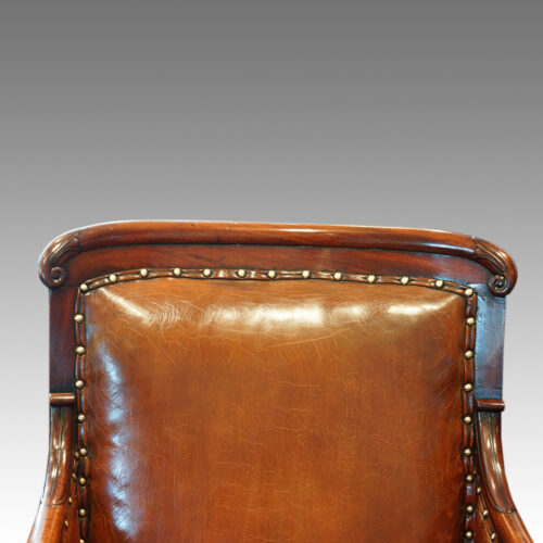 Library chair back
