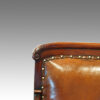 French mahogany Empire library chair top rail