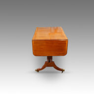 Regency inlaid mahogany sofa table,2