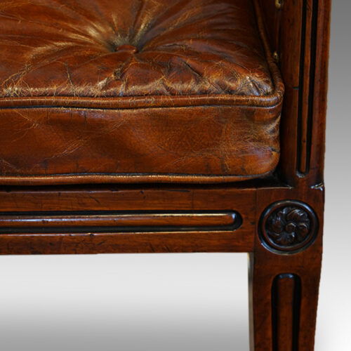 Regency chair carving