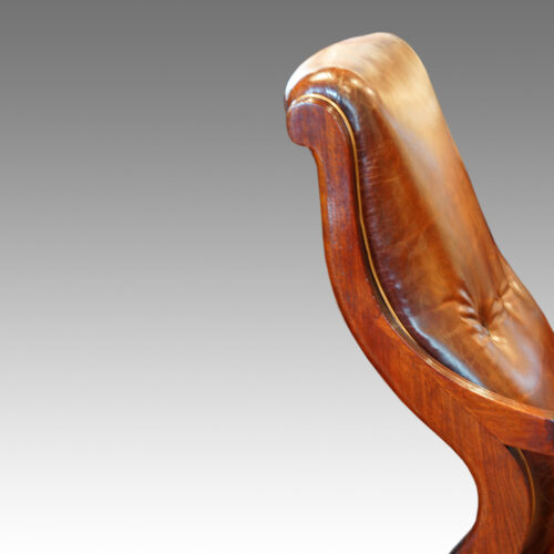 Regency chair shaped back