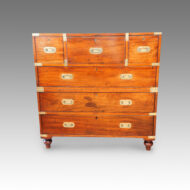 Victorian mahogany secretaire chest