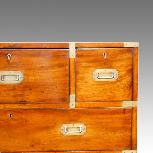 Victorian mahogany secretaire chest box drawer