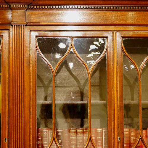 Antique mahogany bookcase