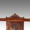 Carved top rail on Antique desk chair