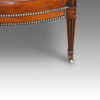 Antique reading chair fluted leg