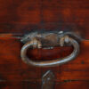 Iron handle on Antique merchants chest