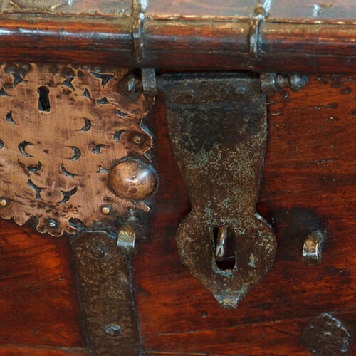 Antique lock plate