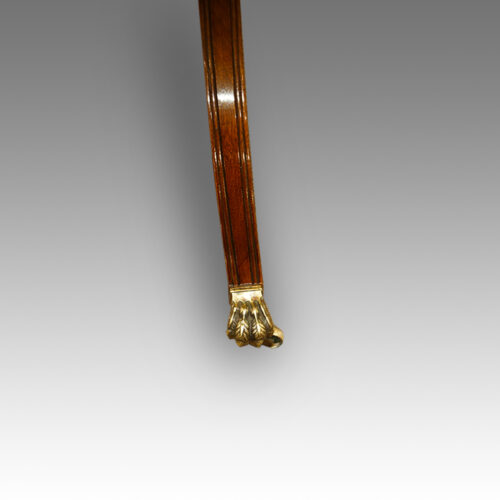 Regency mahogany leg