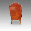 Queen Anne wing chair rear