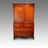 Regency mahogany linen press