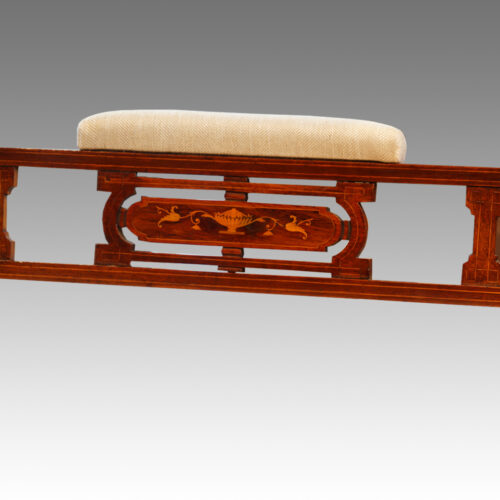 Inlaid rosewood panel