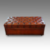 Edwardian Leather Ottoman