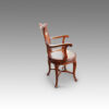 Antique desk chair side