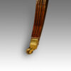 Antique mahogany dining table leg