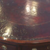 Leather top on Antique drum table