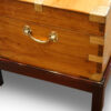 Victorian camphor trunk on stand handle