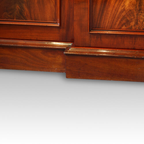 Plinth of antique sideboard