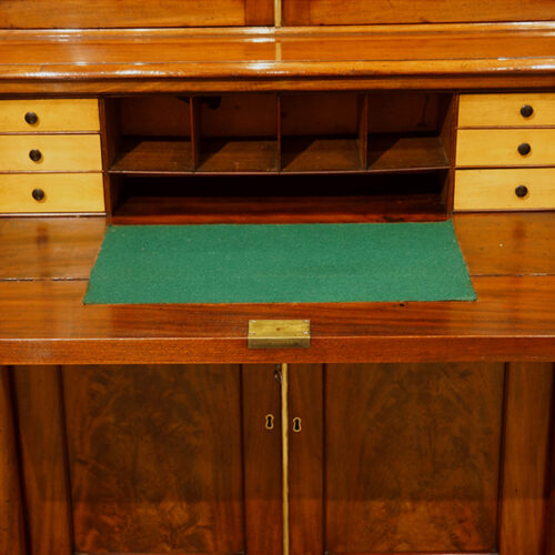Antique mahogany secretaire