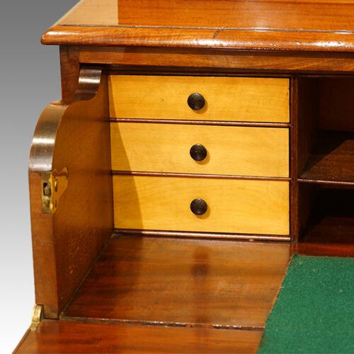 Antique desk interior