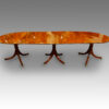 Side view of mahogany Regency table