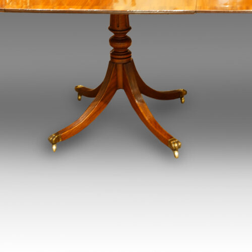Centre pedestal of dining table
