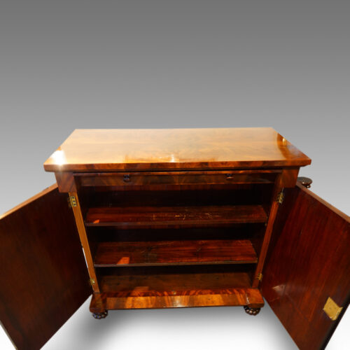 Victorian chiffonier interior