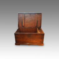 Antique chest interior