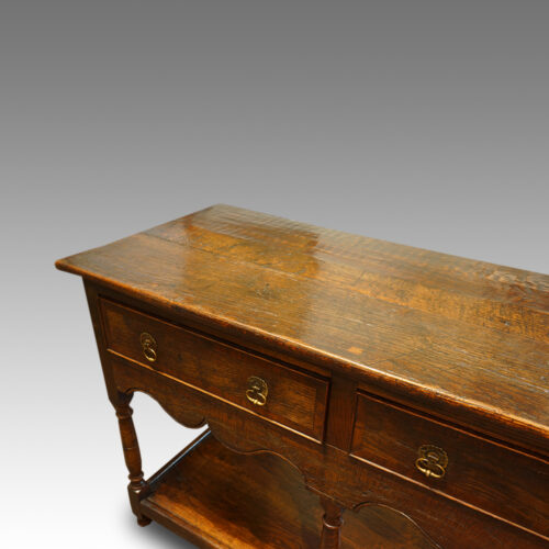 Oak dresser with potboard