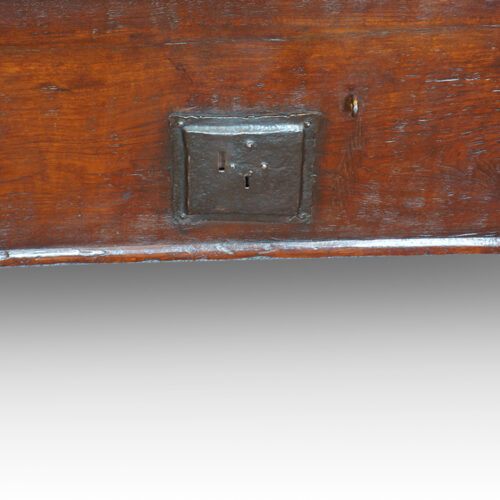 Antique chest lock plate