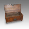 Antique chest interior