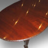 Edwardian mahogany Waring & Gillow dining table
