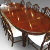 Dining room table in setting