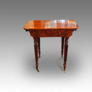 Fine 19thc. mahogany side table